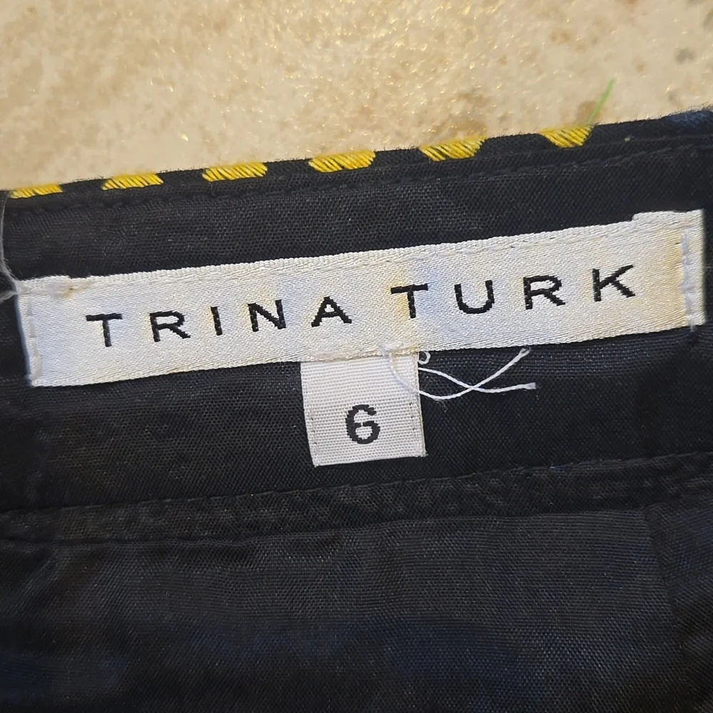 Trina Turk Colorful Grid Jacquard Front Panel Pencil Skirt - Picture 5 of 9